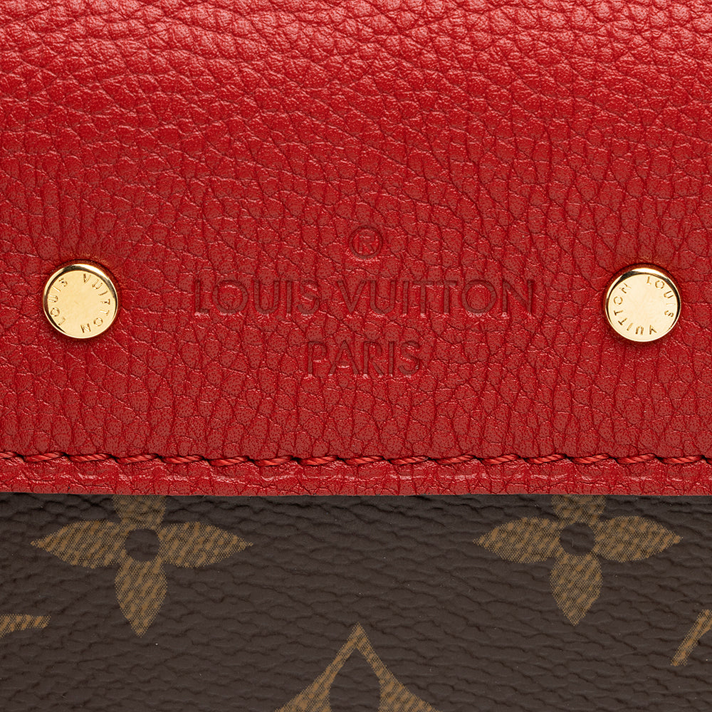 Louis Vuitton Monogram Canvas Pallas Chain Shoulder Bag (SHF-19648)
