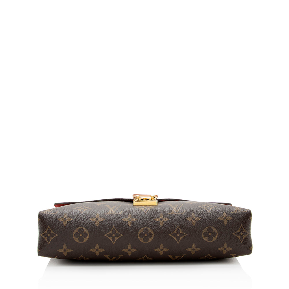 Louis Vuitton Monogram Canvas Pallas Chain Shoulder Bag (SHF-20186)