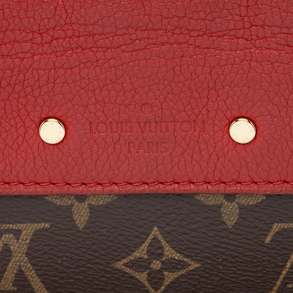 Louis Vuitton Monogram Canvas Pallas Chain Shoulder Bag (SHF-20186)