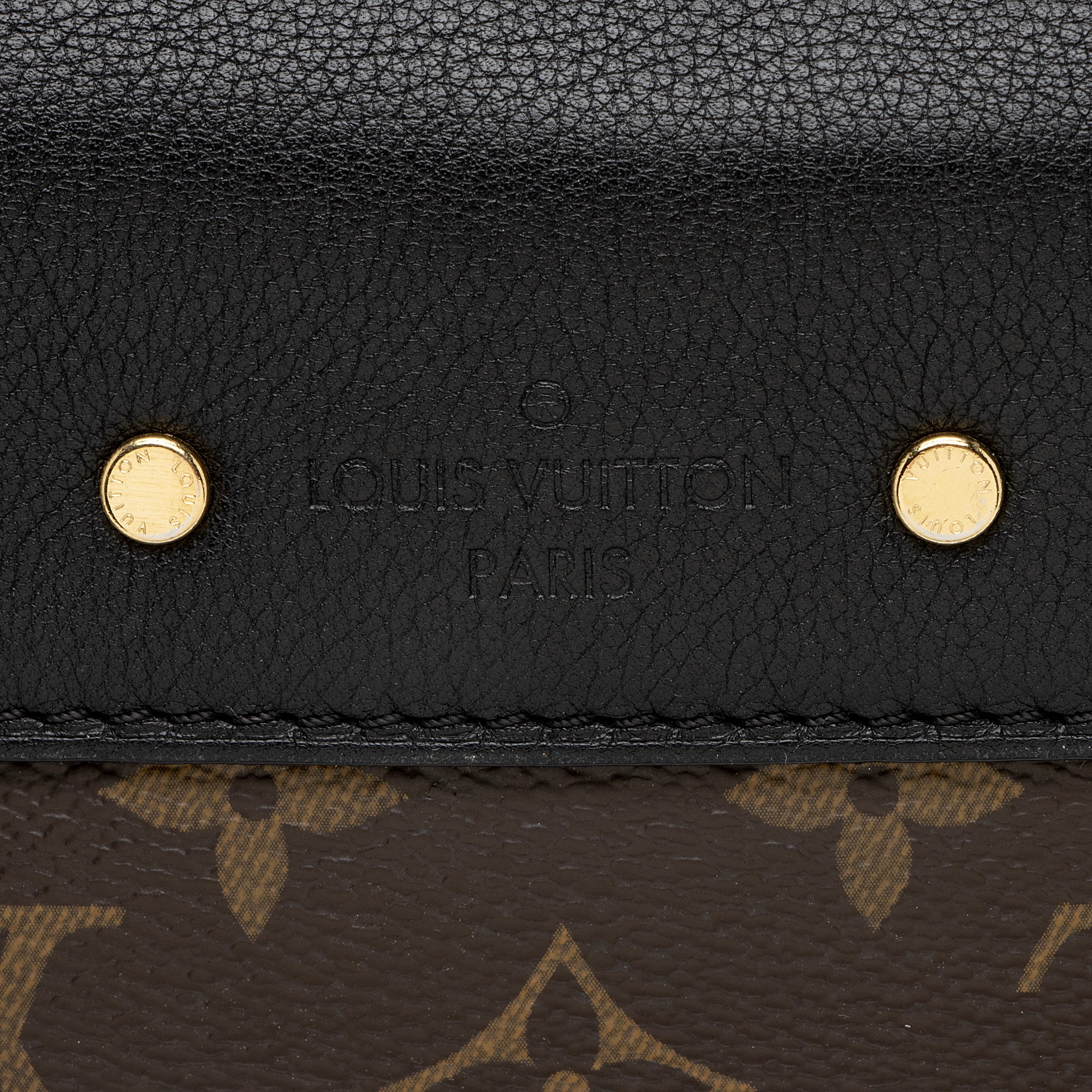 Louis Vuitton Monogram Canvas Pallas Chain Shoulder Bag (SHF-6axUqc)