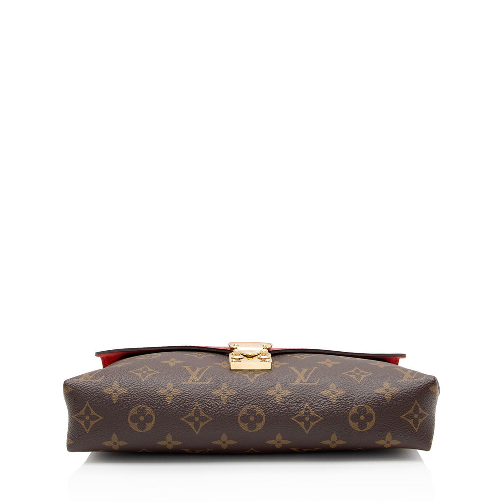 Louis Vuitton Monogram Canvas Pallas Chain Shoulder Bag (SHF-0DnP5y)