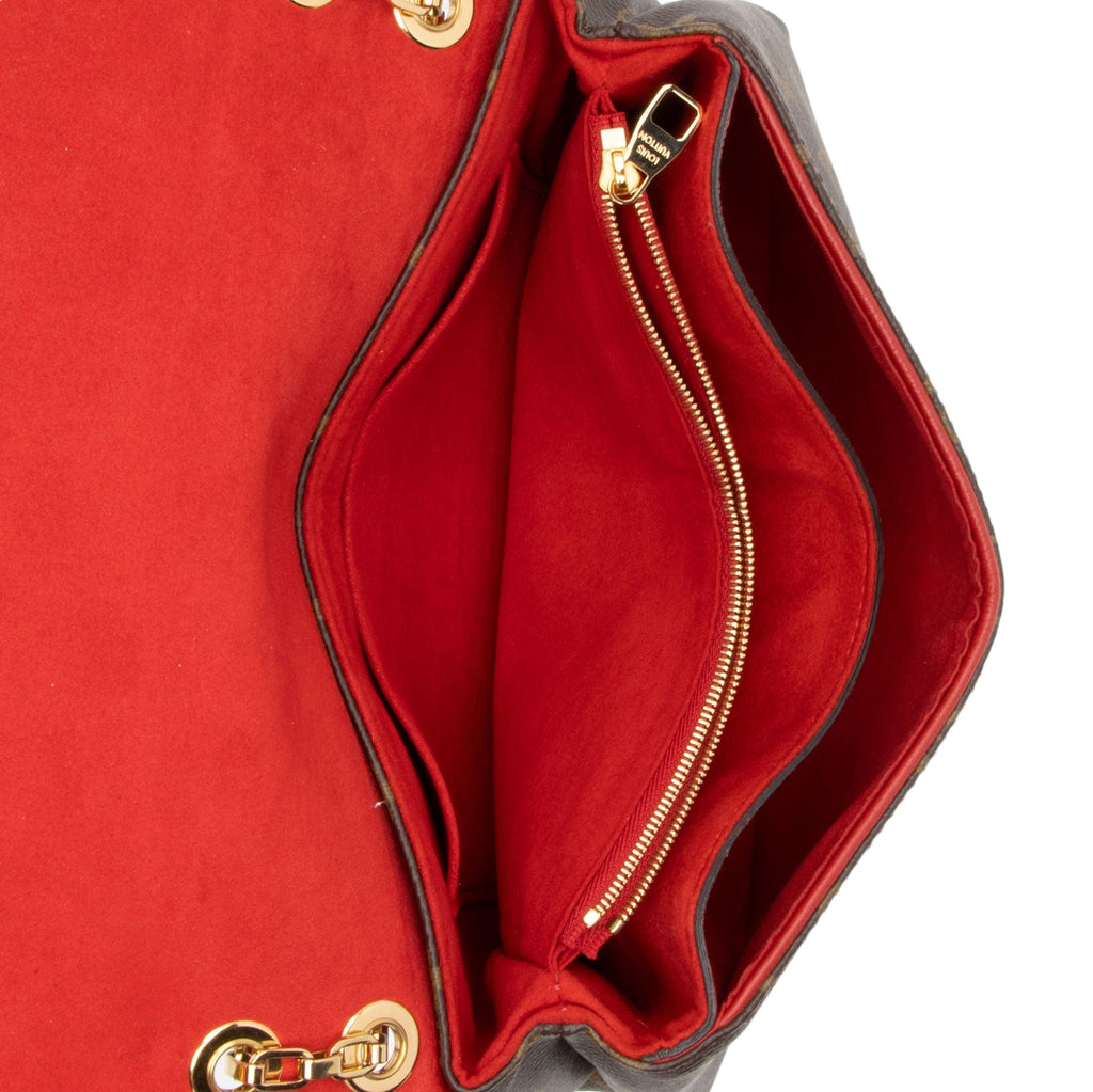 Louis Vuitton Monogram Canvas Pallas Chain Shoulder Bag (SHF-0DnP5y)