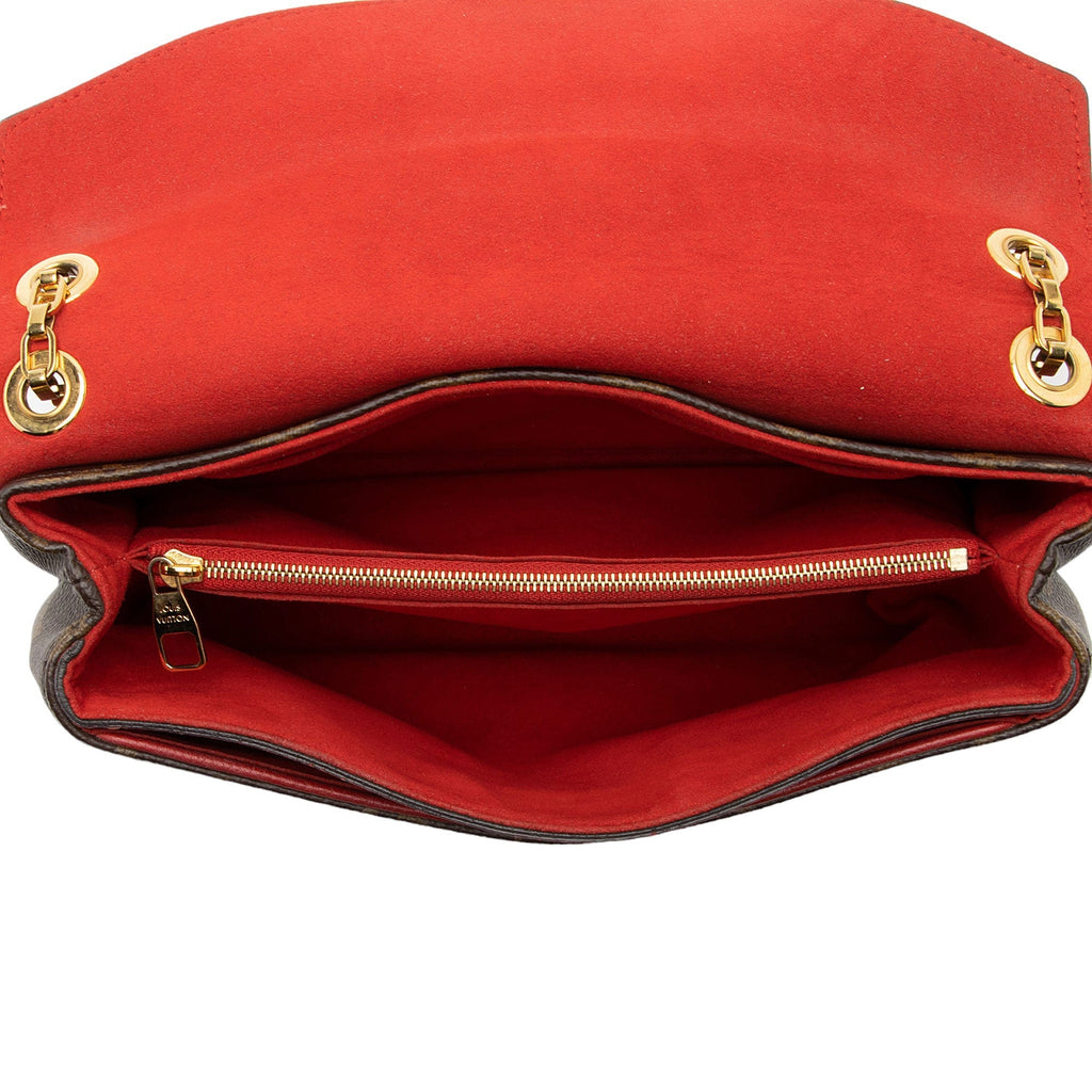 Louis Vuitton Monogram Canvas Pallas Chain Shoulder Bag (SHF-RtD3By)