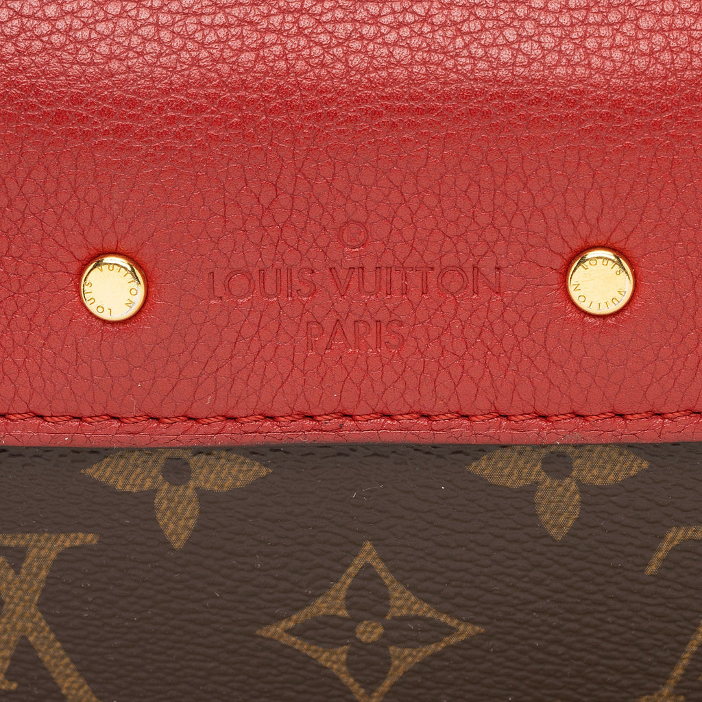 Louis Vuitton Monogram Canvas Pallas Chain Shoulder Bag (SHF-RtD3By)