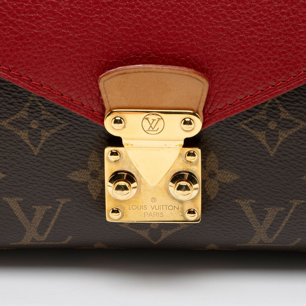 Louis Vuitton Monogram Canvas Pallas Chain Shoulder Bag (SHF-wOgVXq)