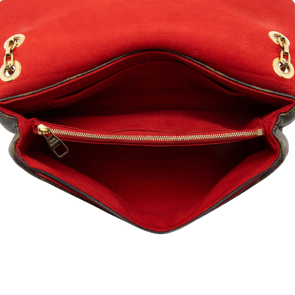 Louis Vuitton Monogram Canvas Pallas Chain Shoulder Bag (SHF-WhukwN)