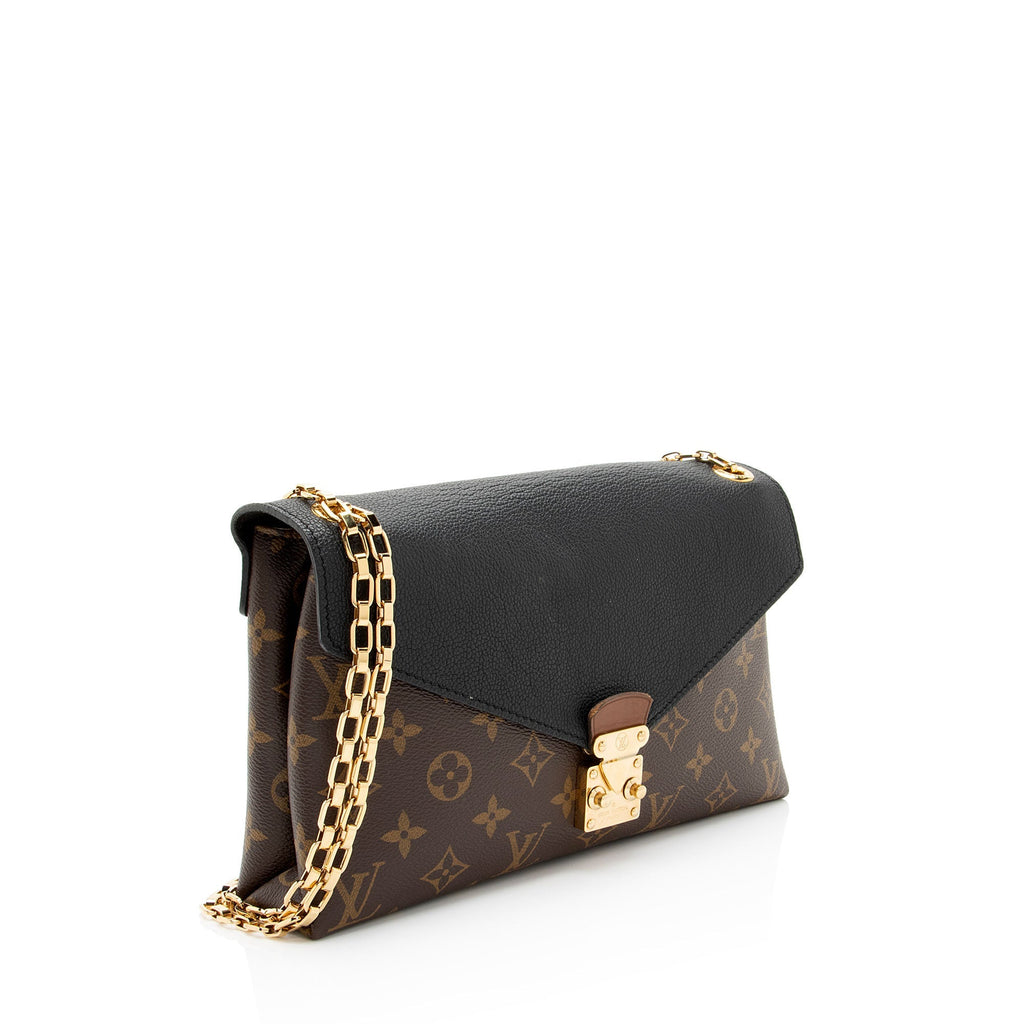 Louis Vuitton Monogram Canvas Pallas Chain Shoulder Bag