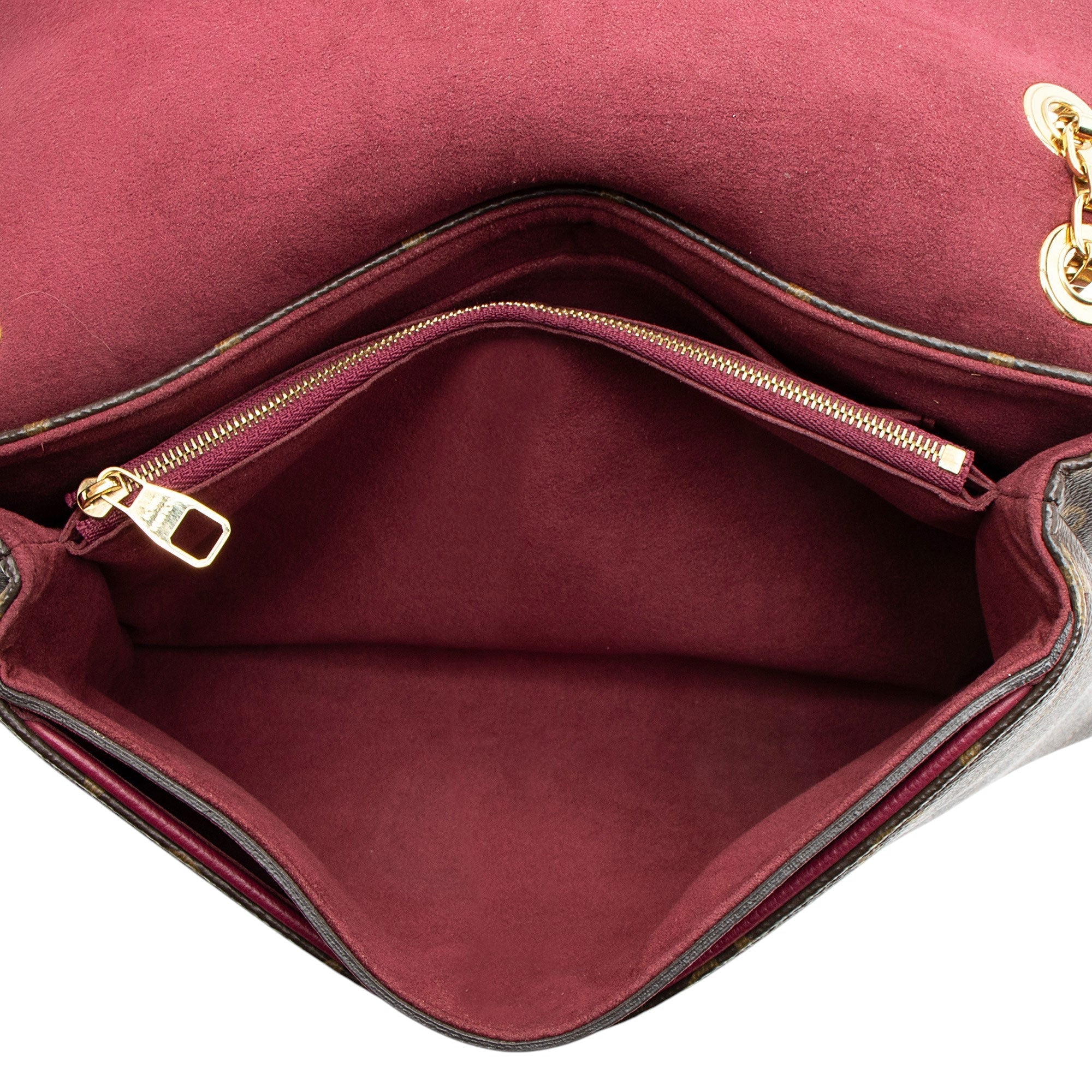Louis Vuitton Monogram Canvas Pallas Chain Shoulder Bag