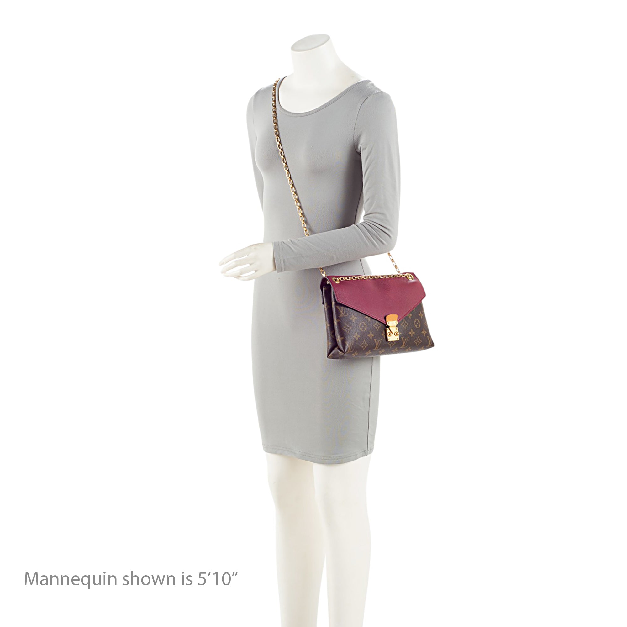 Louis Vuitton Monogram Canvas Pallas Chain Shoulder Bag