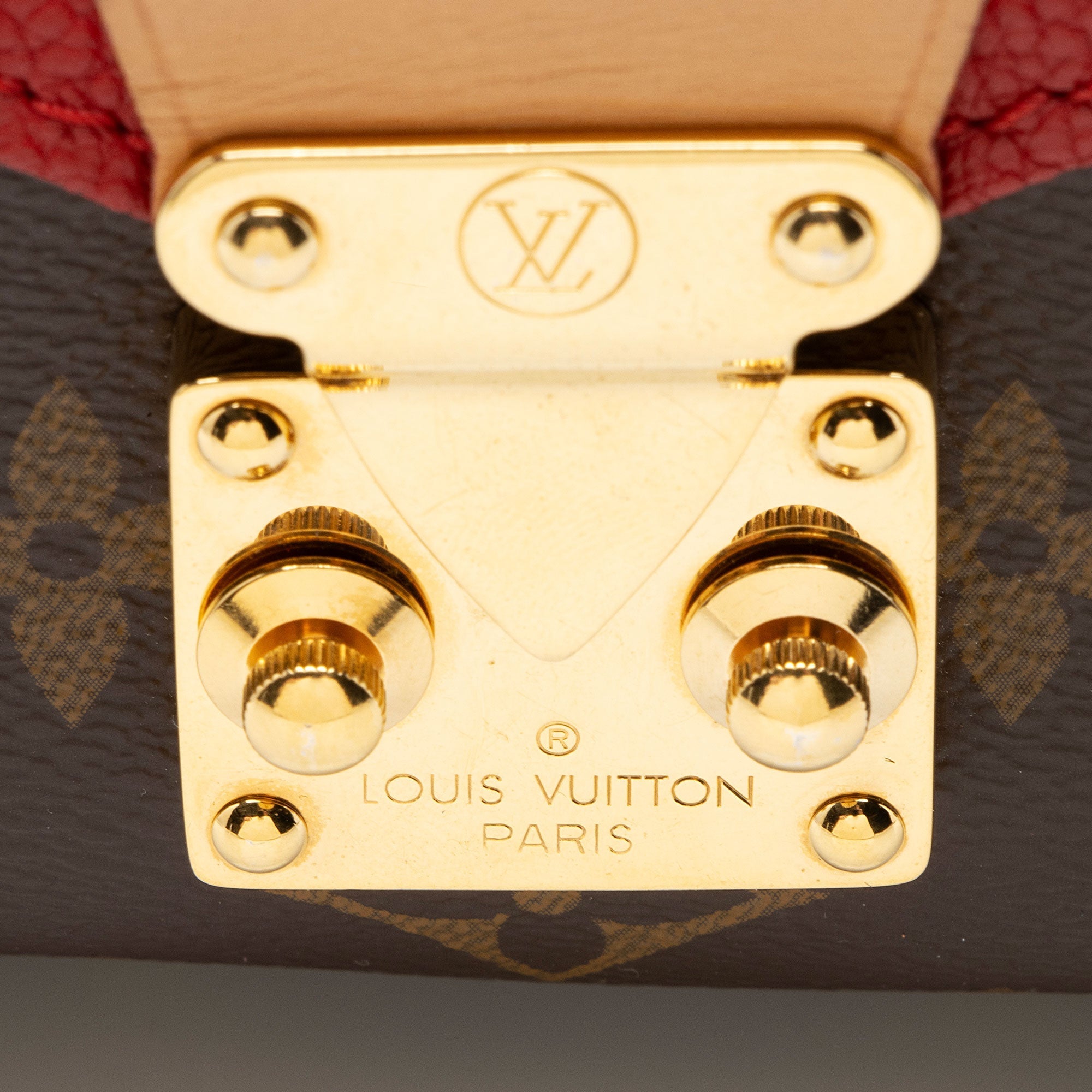 Louis Vuitton Monogram Canvas Pallas Chain Shoulder Bag