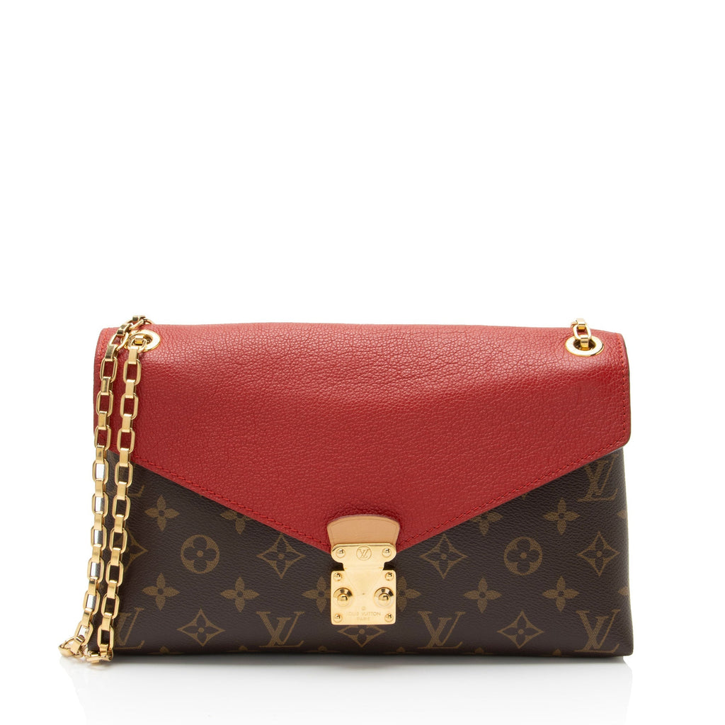 Louis Vuitton Monogram Canvas Pallas Chain Shoulder Bag