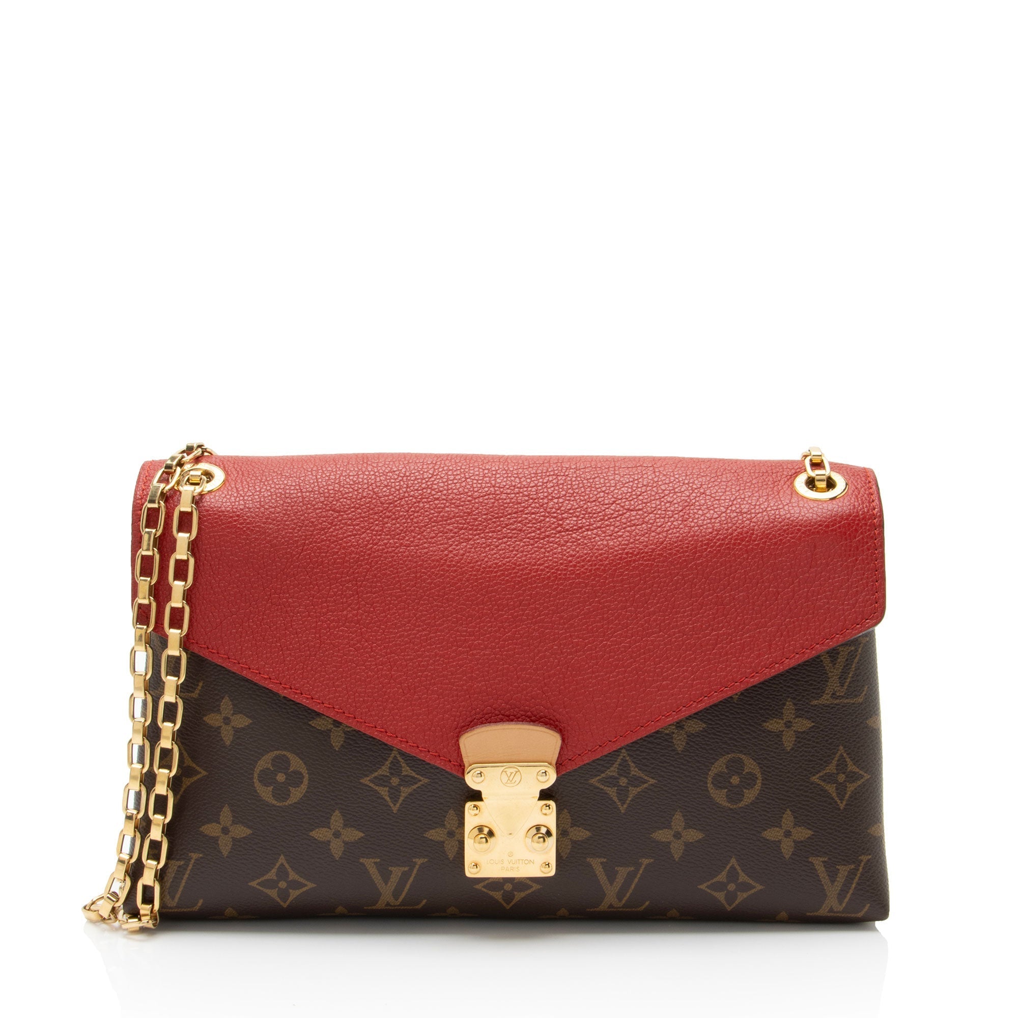 Louis Vuitton Monogram Canvas Pallas Chain Shoulder Bag