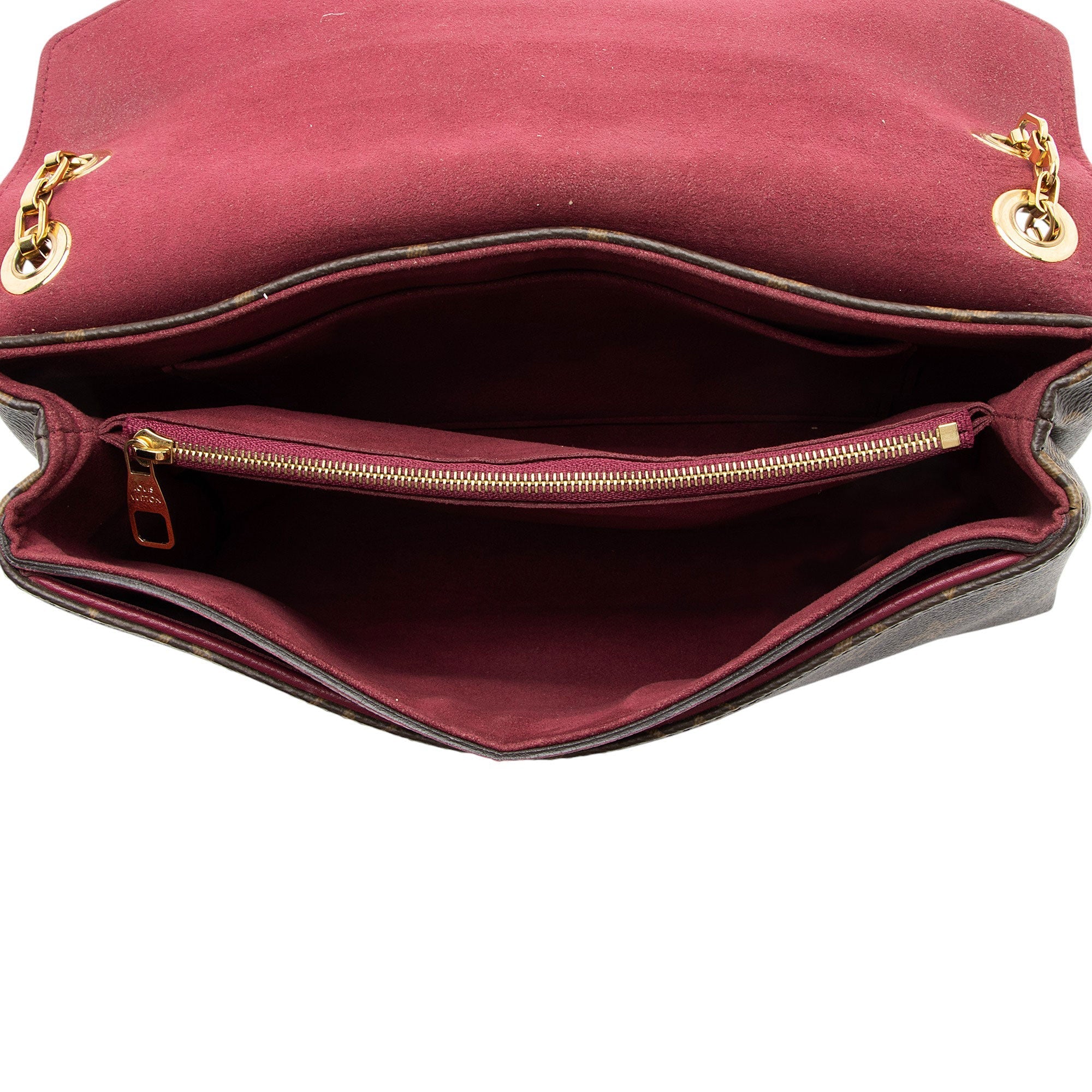 Louis Vuitton Monogram Canvas Pallas Chain Shoulder Bag