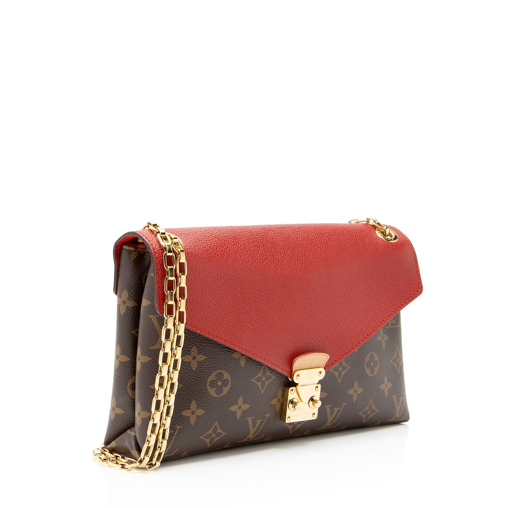 Louis Vuitton Monogram Canvas Pallas Chain Shoulder Bag