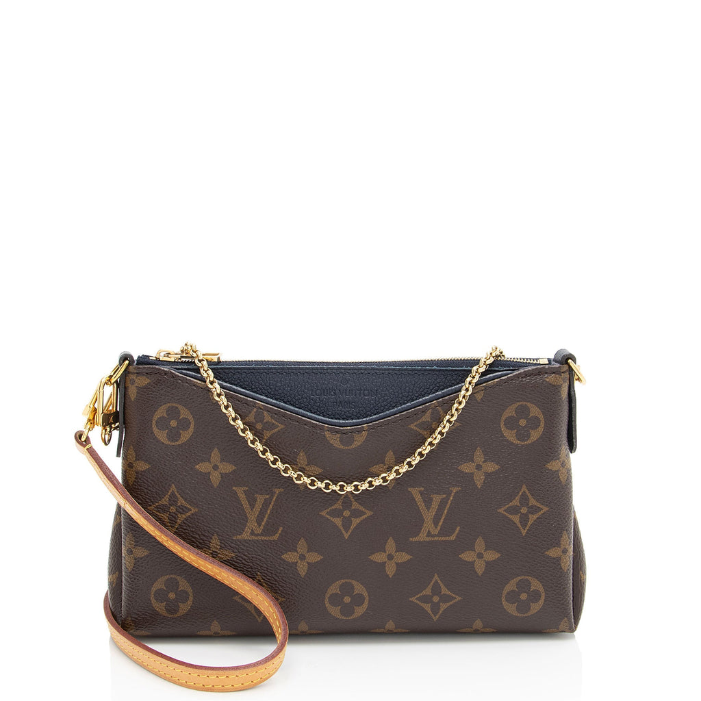 Louis Vuitton Monogram Canvas Pallas Clutch (SHF-DyETKt)