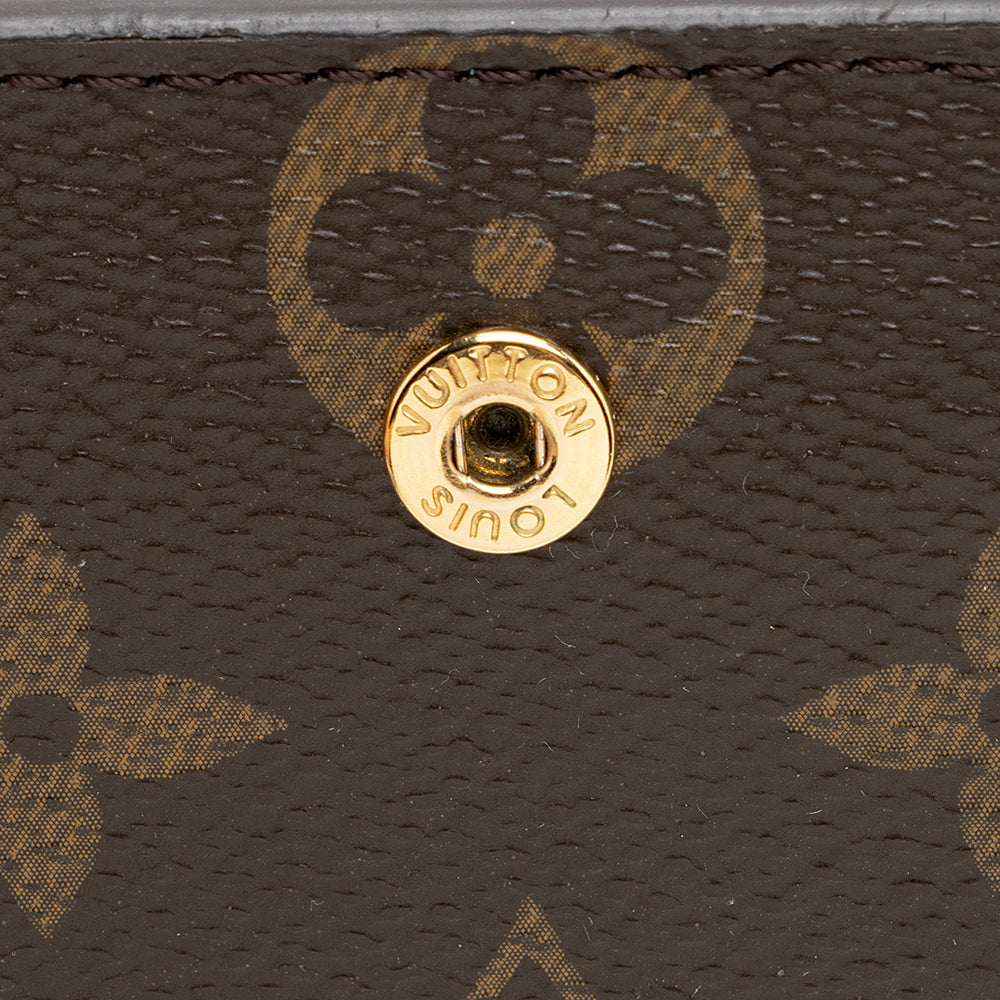 Louis Vuitton Monogram Canvas Pallas Compact Wallet (SHF-20833)