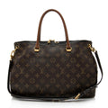 Louis Vuitton Monogram Canvas Pallas Satchel (SHF-96JW7w)