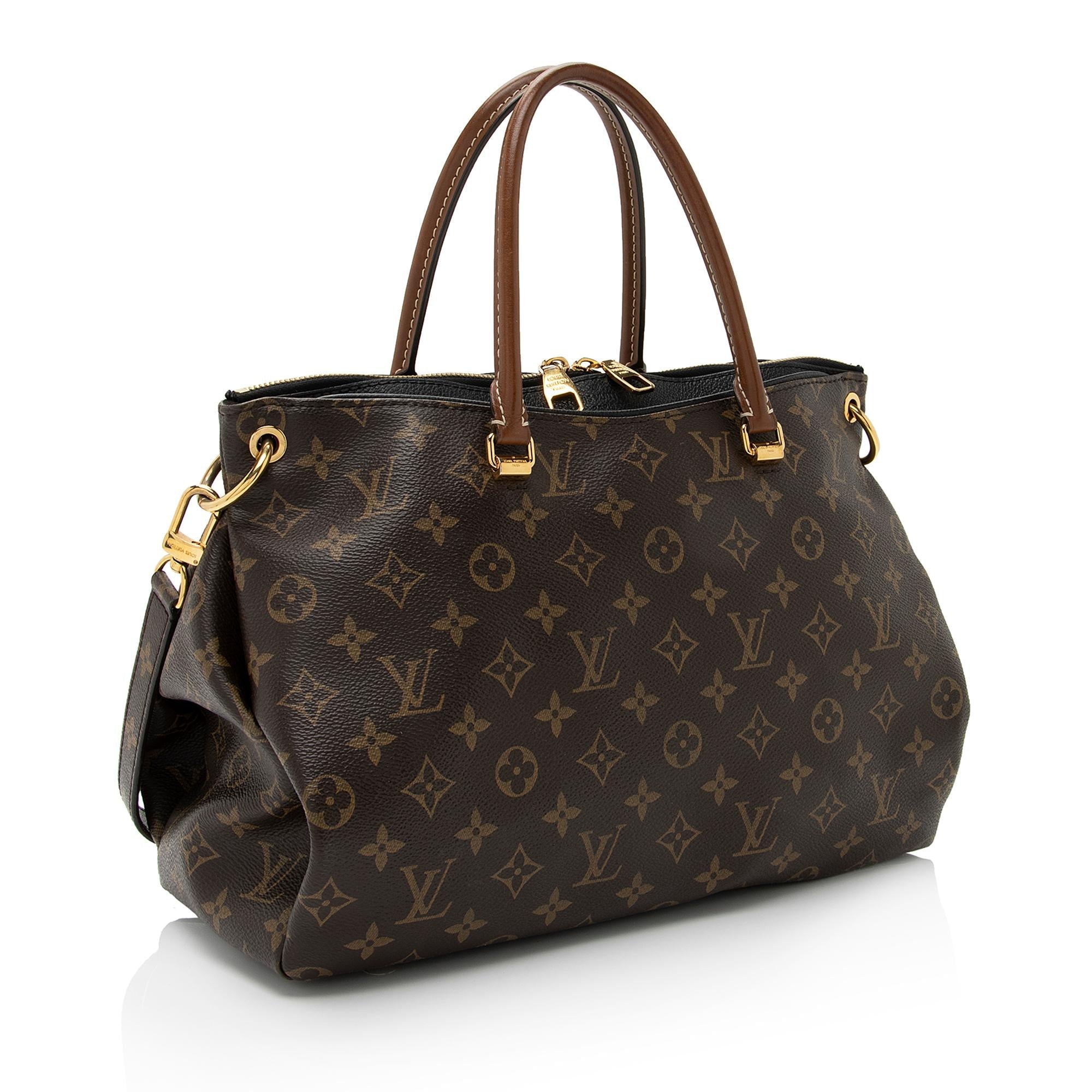 Louis Vuitton Monogram Canvas Pallas Satchel (SHF-96JW7w)