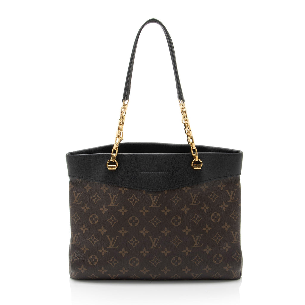 Louis Vuitton Monogram Canvas Pallas Shopper Tote (SHF-f5mjHC)