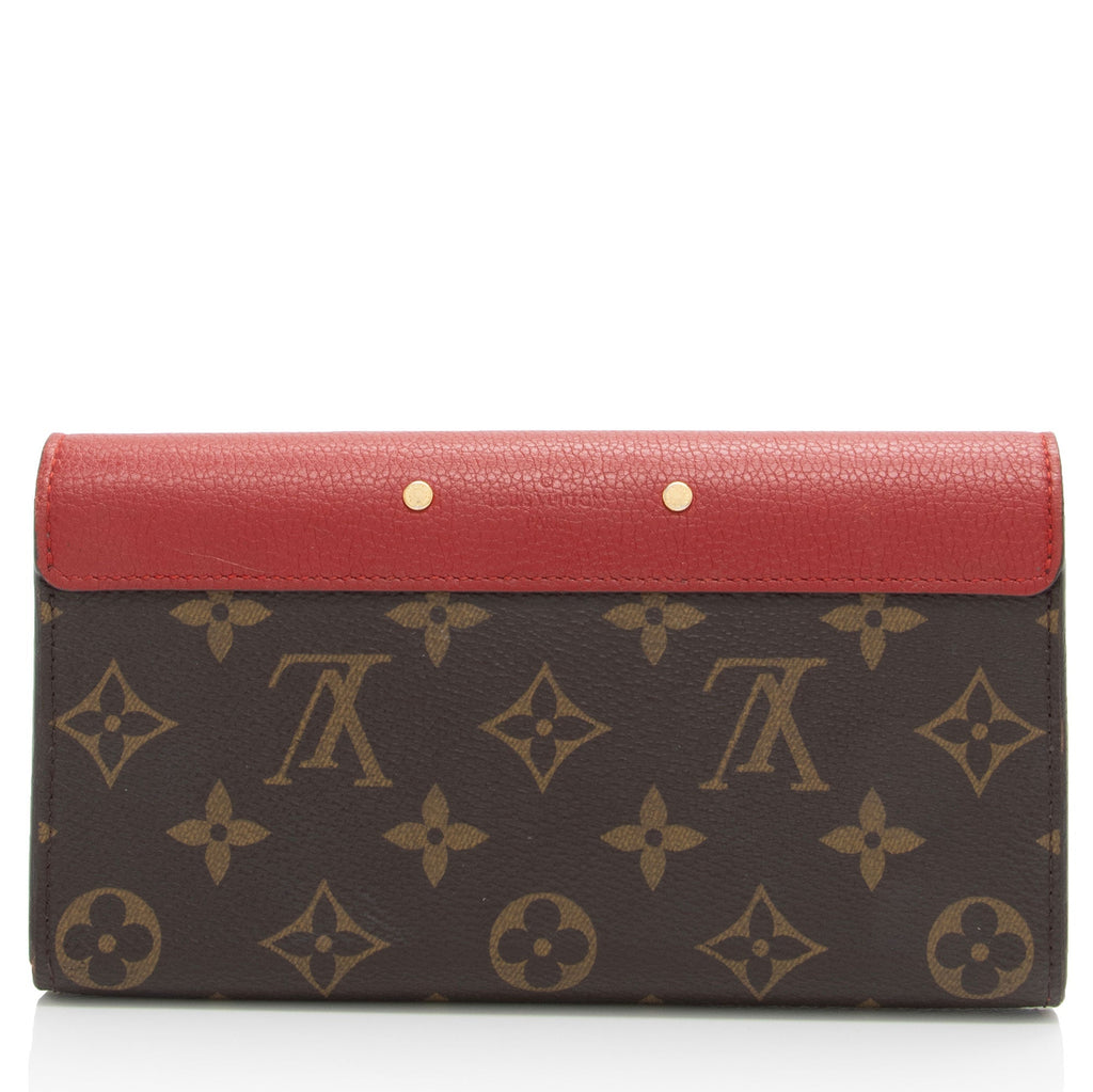 Louis Vuitton Monogram Canvas Pallas Wallet (SHF-1xCfL6)