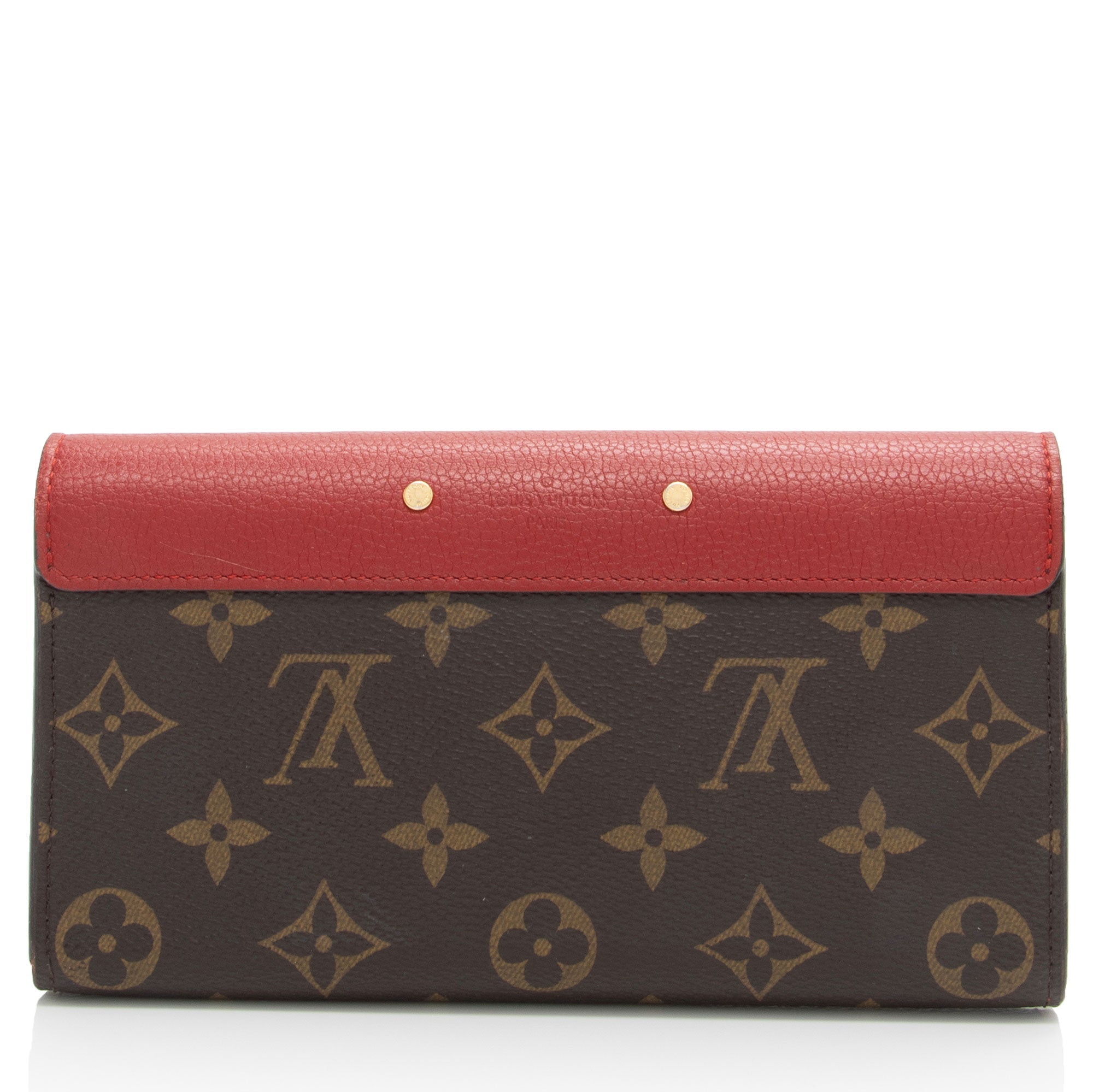 Louis Vuitton Monogram Canvas Pallas Wallet (SHF-1xCfL6)