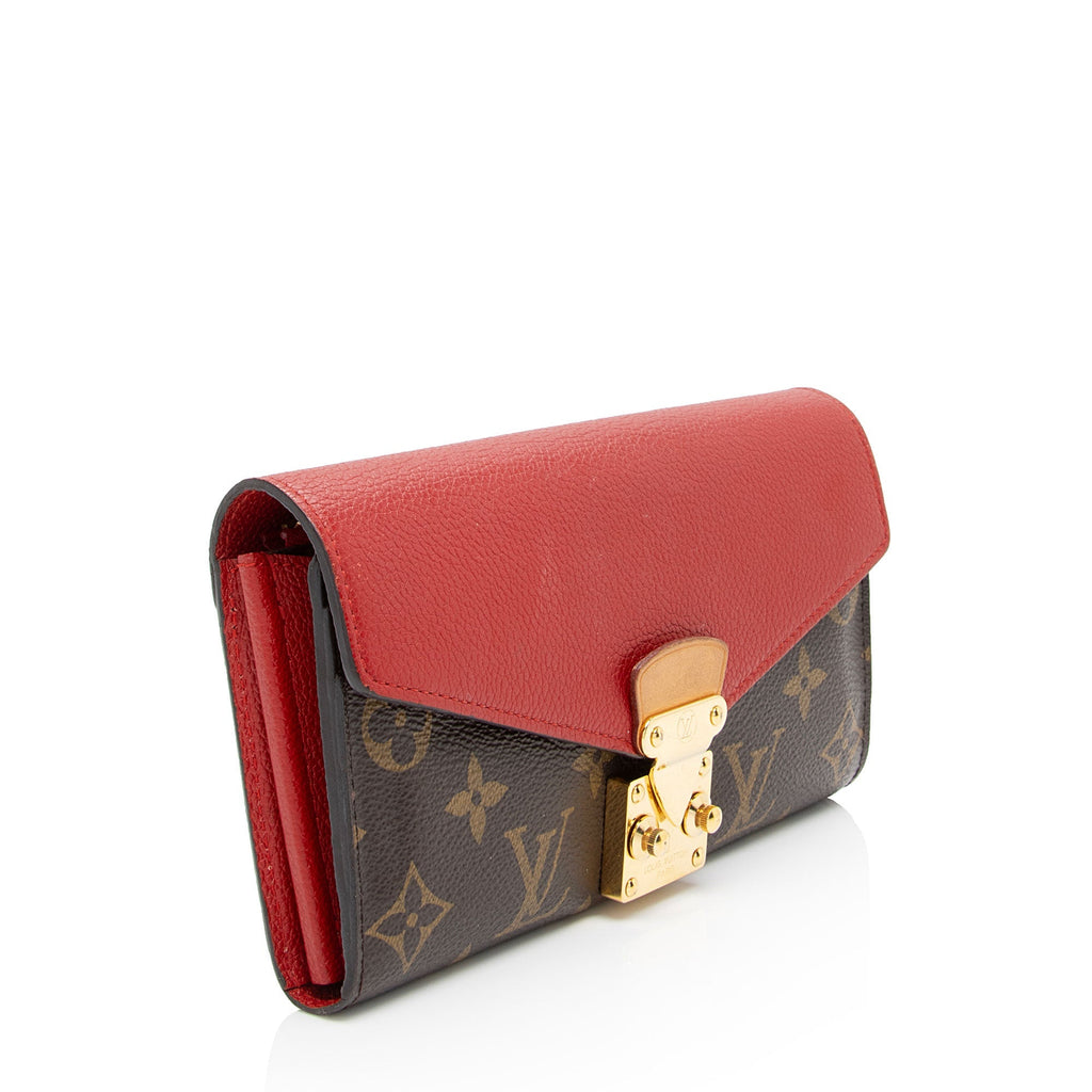 Louis Vuitton Monogram Canvas Pallas Wallet (SHF-1xCfL6)