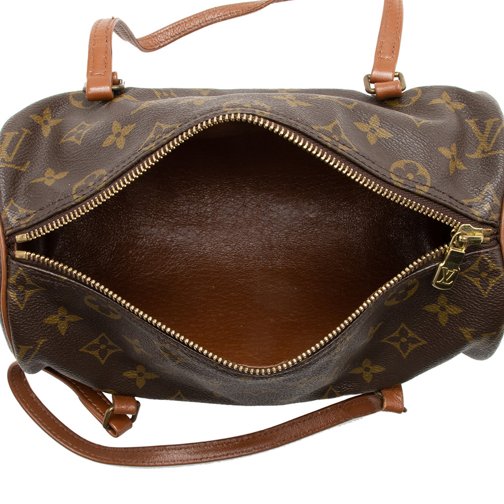 Louis Vuitton  Monogram Canvas Papillon 26 Satchel (SHF-17452)
