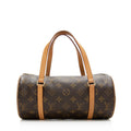 Louis Vuitton Monogram Canvas Papillon 26 Satchel (SHF-19863)
