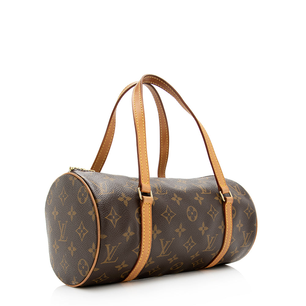 Louis Vuitton Monogram Canvas Papillon 26 Satchel (SHF-19863)