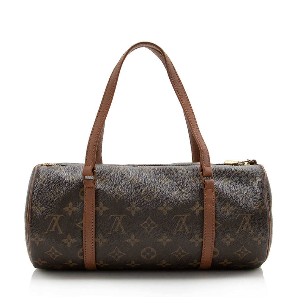 Louis Vuitton  Monogram Canvas Papillon 30 Satchel (SHF-14717)
