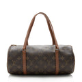 Louis Vuitton  Monogram Canvas Papillon 30 Satchel (SHF-14717)