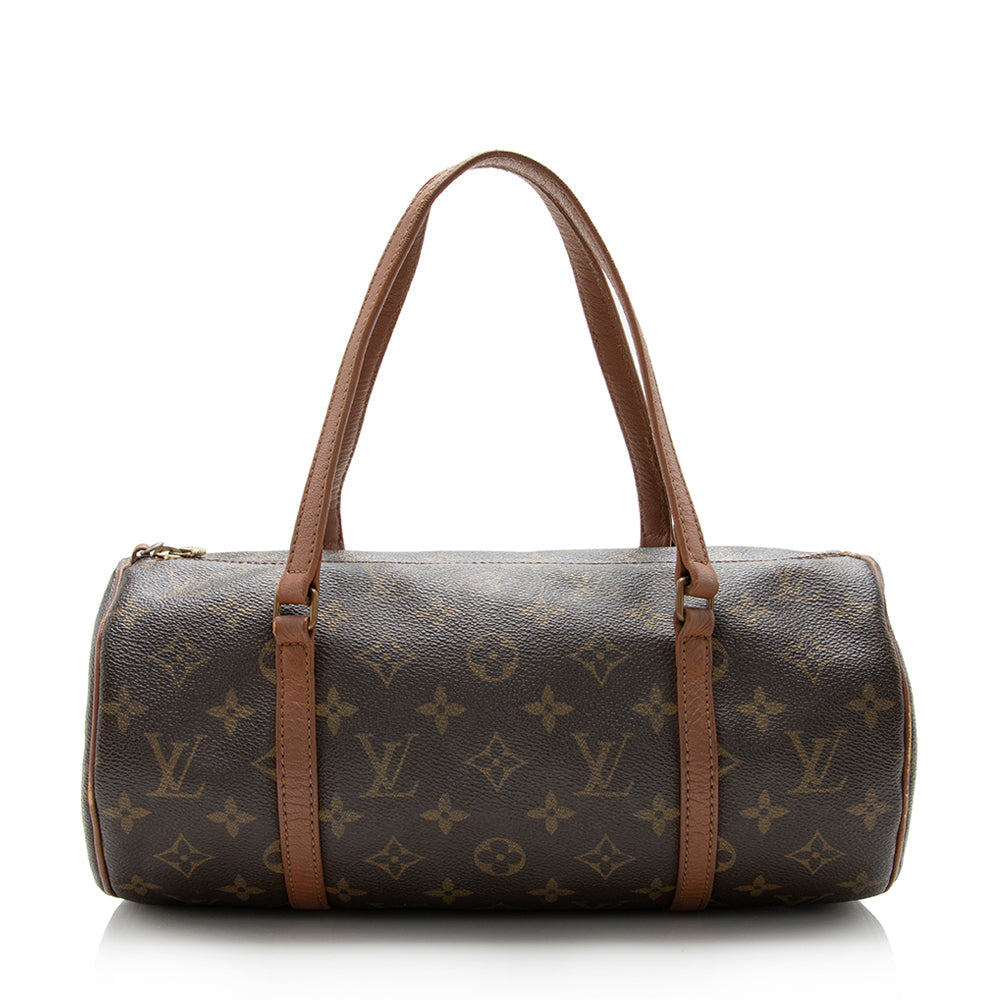 Louis Vuitton  Monogram Canvas Papillon 30 Satchel (SHF-14717)