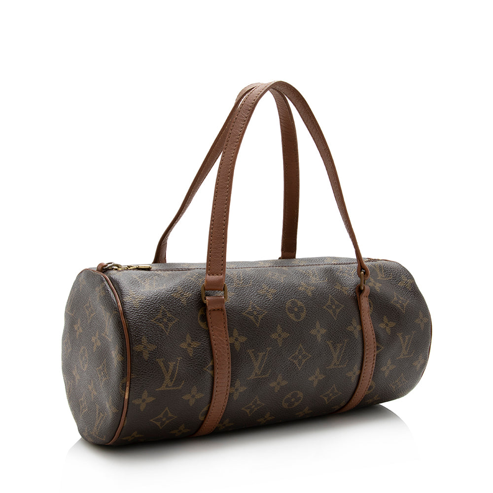 Louis Vuitton  Monogram Canvas Papillon 30 Satchel (SHF-14717)