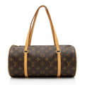 Louis Vuitton Monogram Canvas Papillon 30 Satchel (SHF-GGz7At)