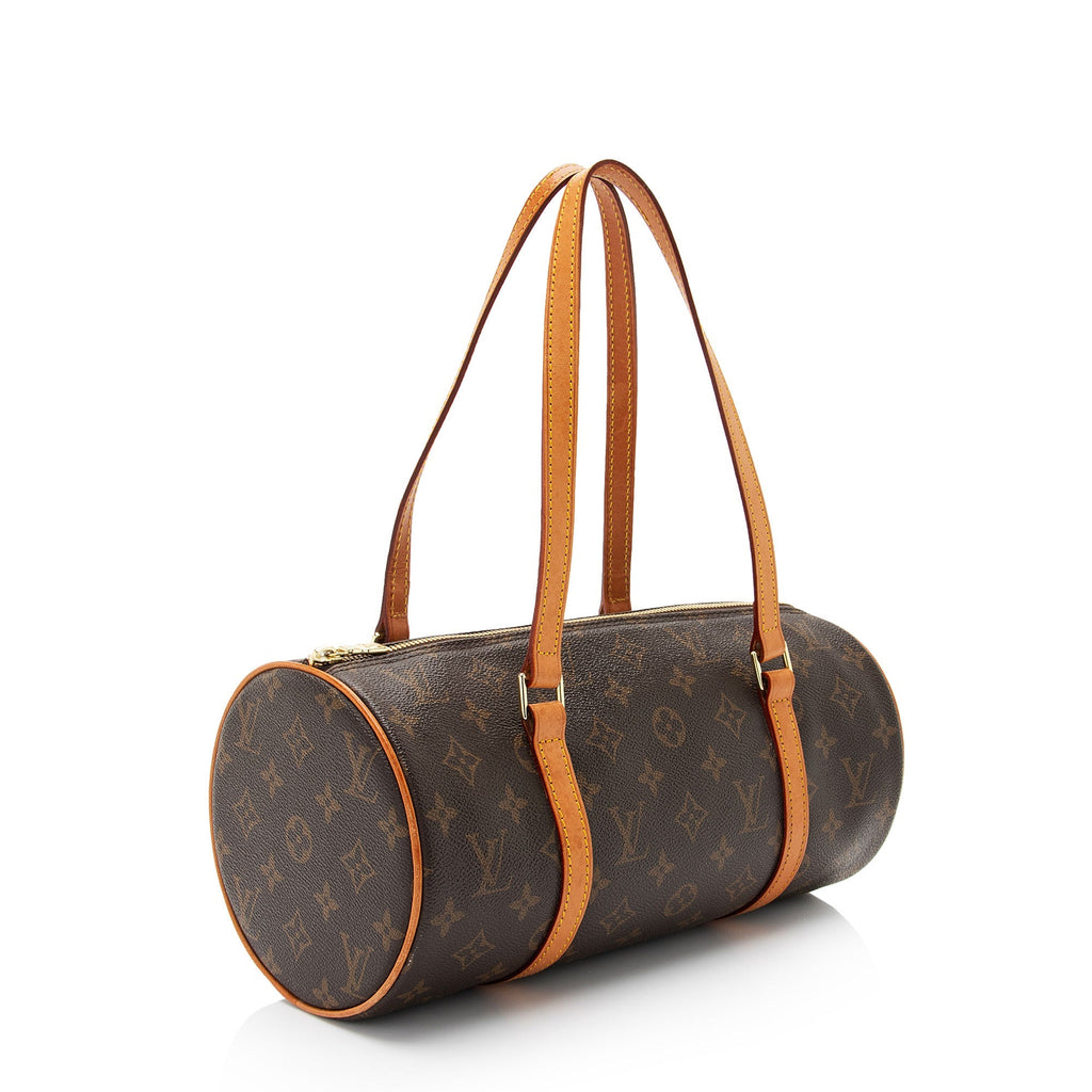 Louis Vuitton Monogram Canvas Papillon 30 Satchel (SHF-lMhcKy)