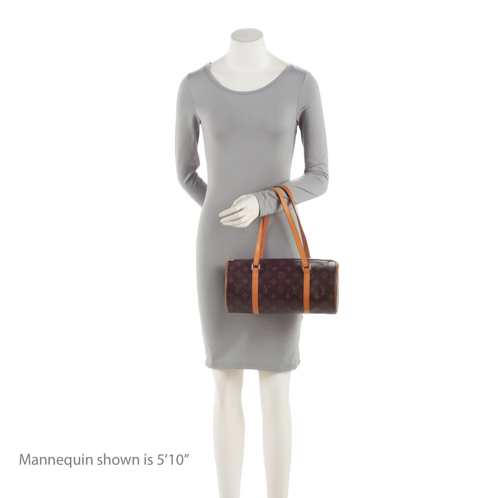 Louis Vuitton Monogram Canvas Papillon 30 Satchel