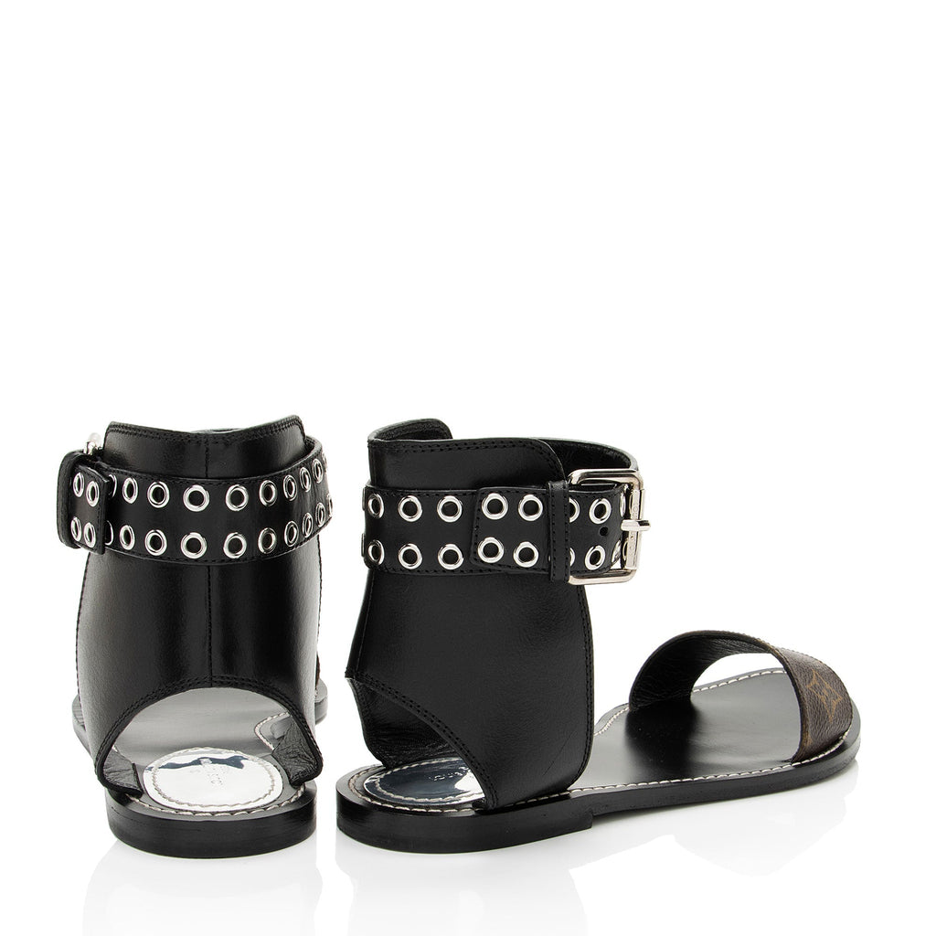 Louis Vuitton Monogram Canvas Passenger Sandals - Size 8 / 38
