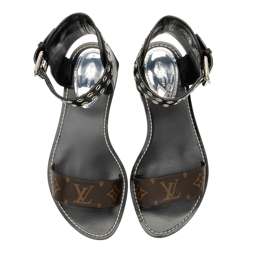 Louis Vuitton Monogram Canvas Passenger Sandals - Size 8 / 38