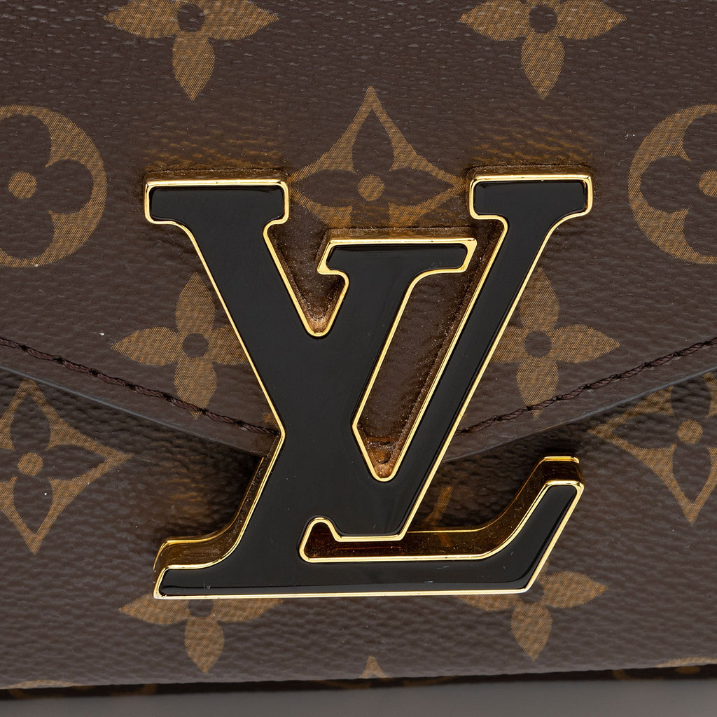 Louis Vuitton Monogram Canvas Passy Shoulder Bag (SHF-Cm87ct)
