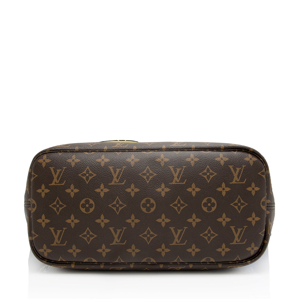 Louis Vuitton Monogram Canvas Patches Neverfull MM Tote (SHF-VCZIdY)
