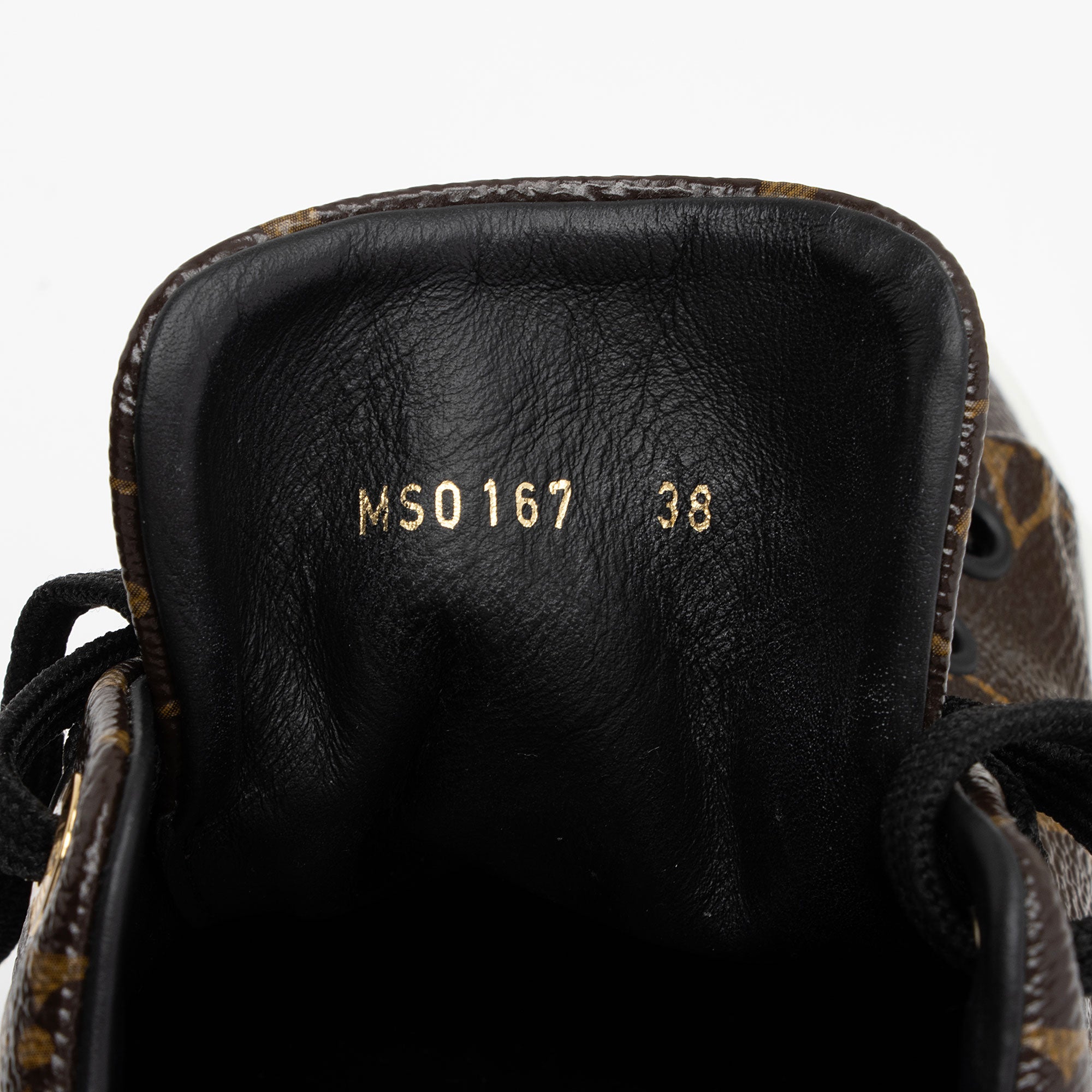 Louis Vuitton Monogram Canvas Patent Leather Front Row Sneakers - Size 8 / 38 (SHF-Q57Jez)