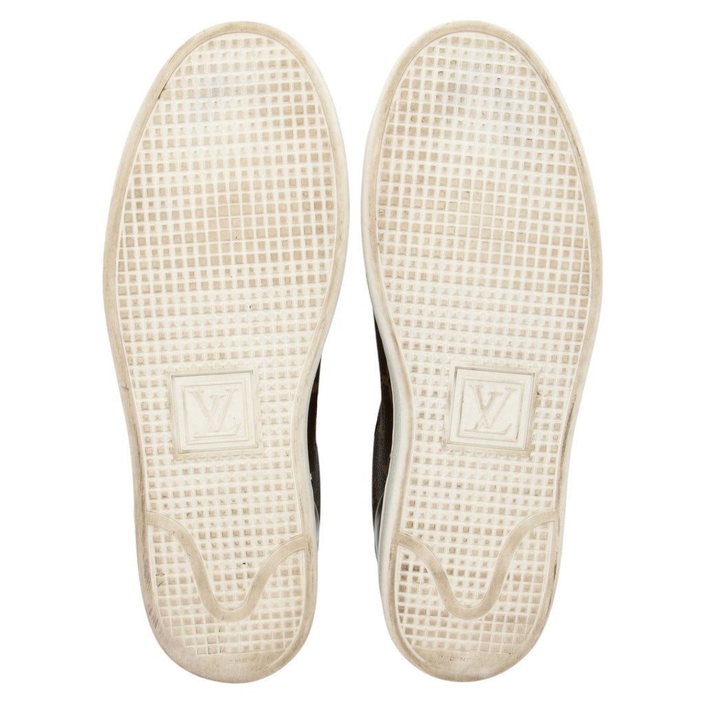 Louis Vuitton Monogram Canvas Patent Leather Front Row Sneakers - Size 9 / 39
