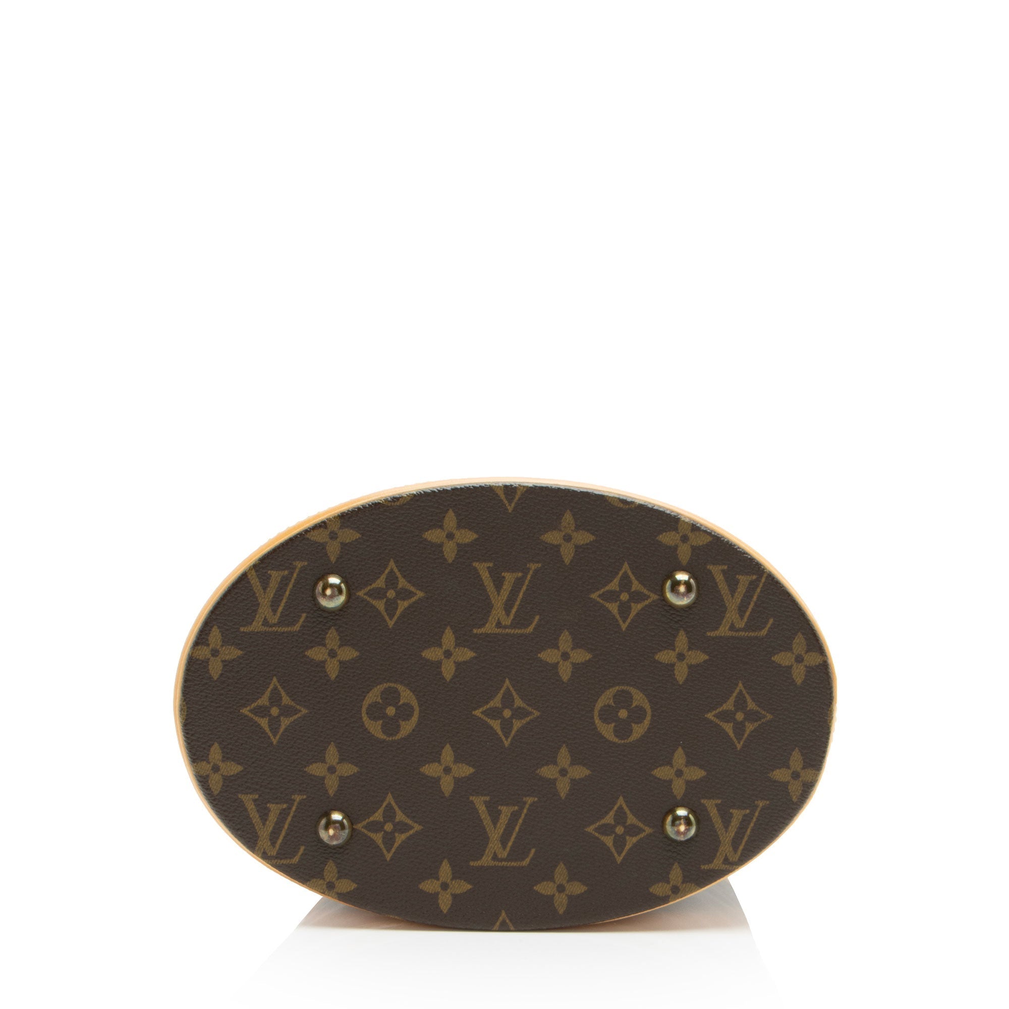Louis Vuitton Monogram Canvas Petit Bucket Tote (SHF-7aH0Xv)