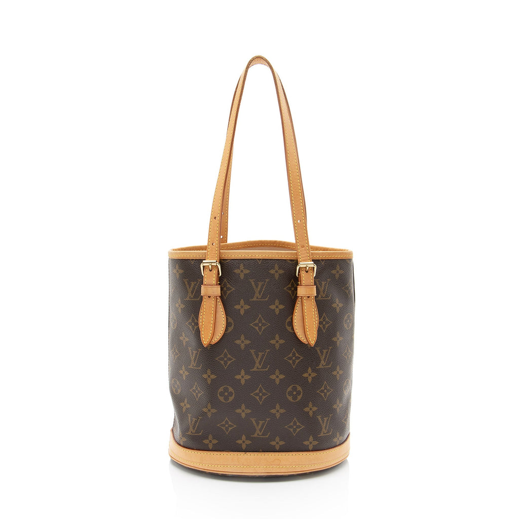 Louis Vuitton Monogram Canvas Petit Bucket Tote
