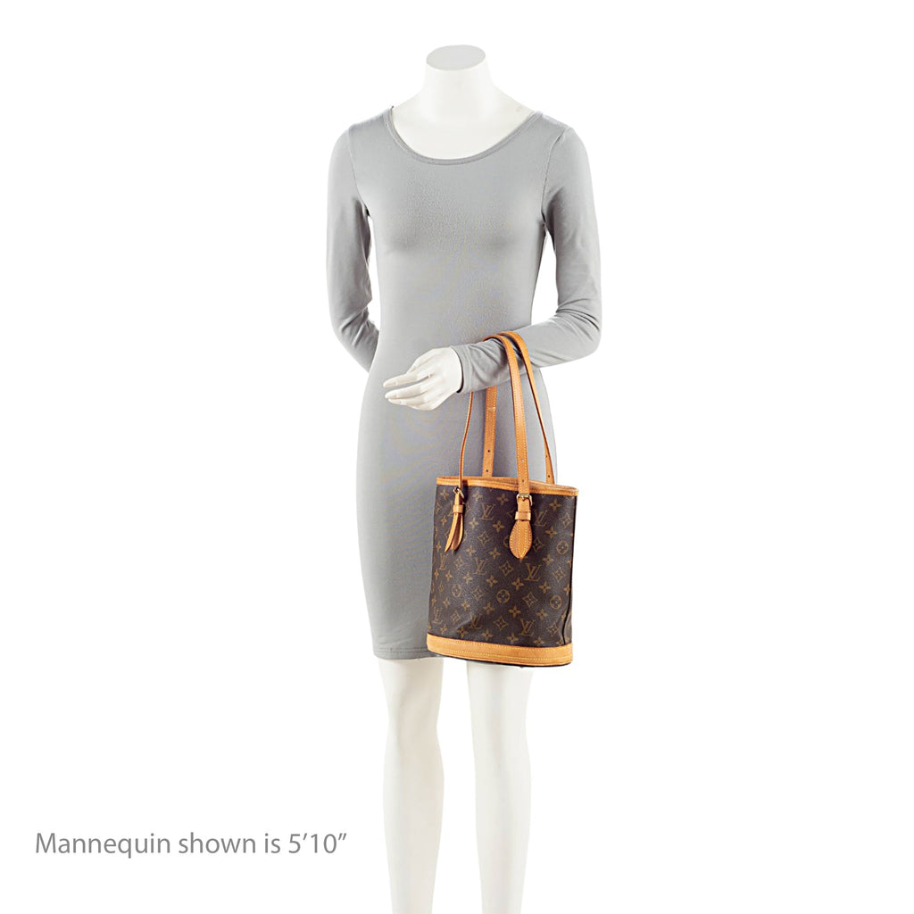 Louis Vuitton Monogram Canvas Petit Bucket Tote
