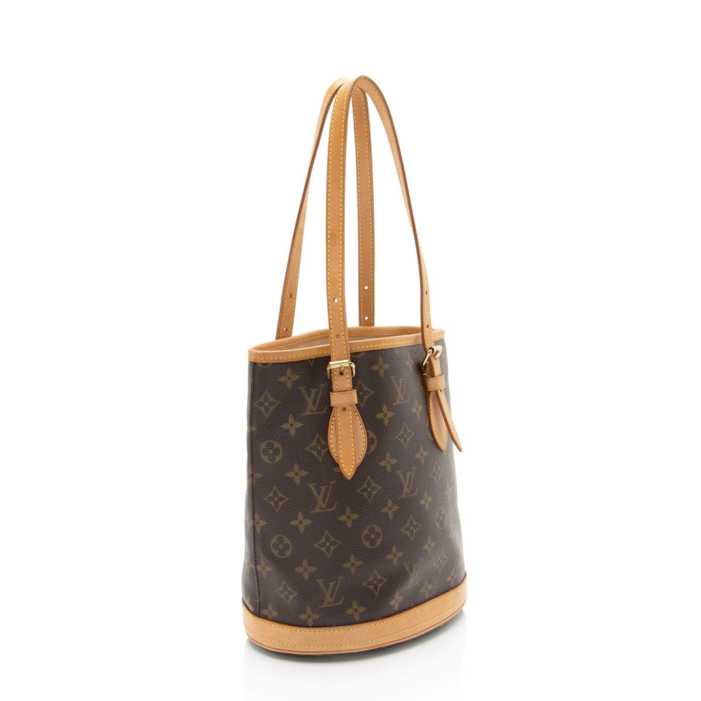 Louis Vuitton Monogram Canvas Petit Bucket Tote