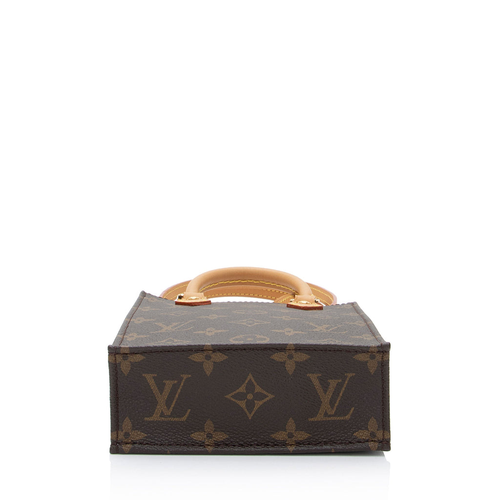 Louis Vuitton Monogram Canvas Petit Sac Plat Shoulder Bag (SHF-Vkwlcf)