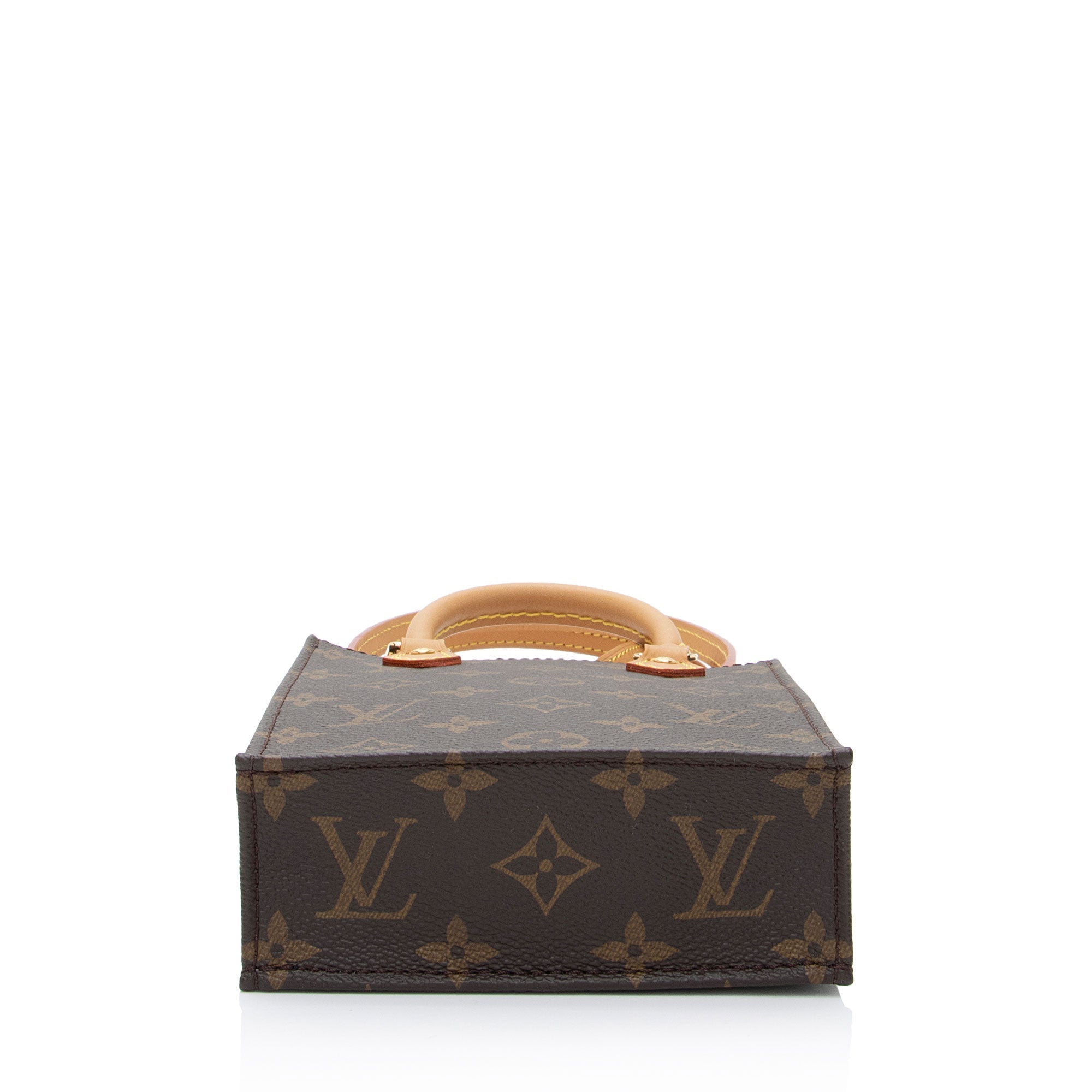 Louis Vuitton Monogram Canvas Petit Sac Plat Shoulder Bag (SHF-Vkwlcf)