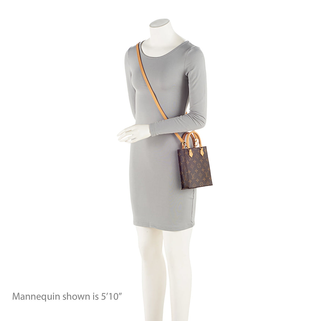 Louis Vuitton Monogram Canvas Petit Sac Plat Shoulder Bag (SHF-Vkwlcf)