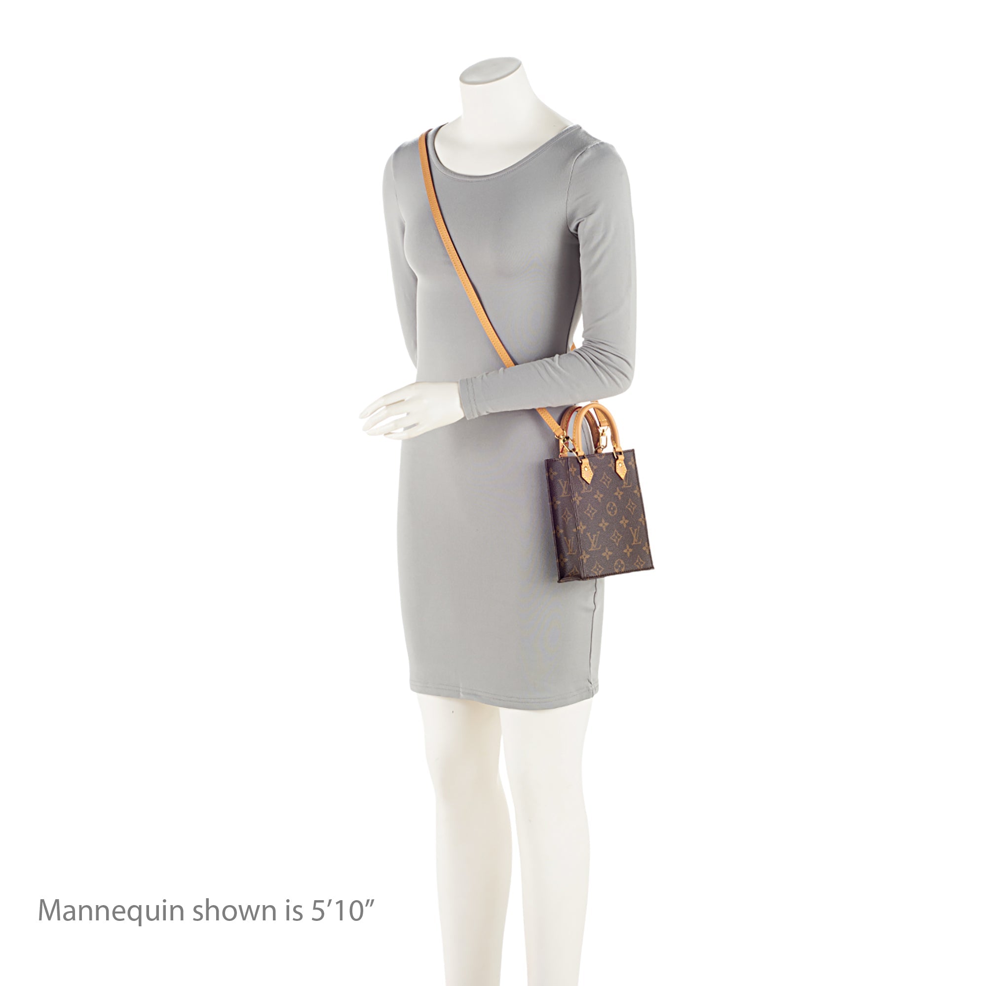 Louis Vuitton Monogram Canvas Petit Sac Plat Shoulder Bag (SHF-Vkwlcf)